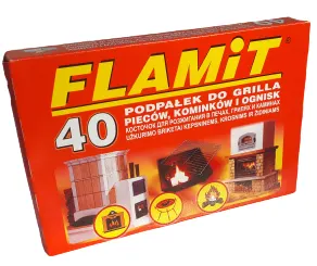 Podpałka do grila pieców kominków Flamit 40 kostek