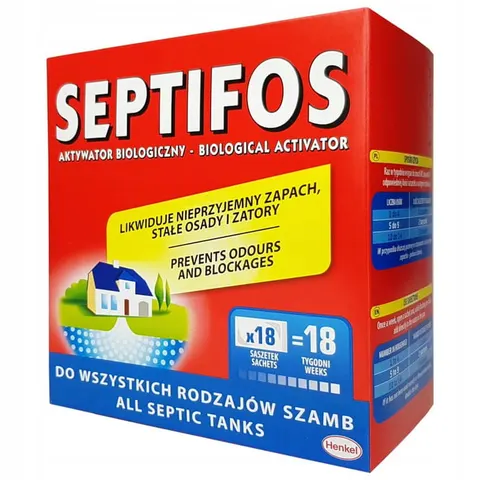 Septifos Preparat do szamba saszetki 18szt