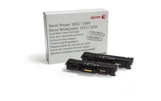 Xerox Toner dwupak BLACK 2x3.0k do Phaser3052/3260 WC3215/3225