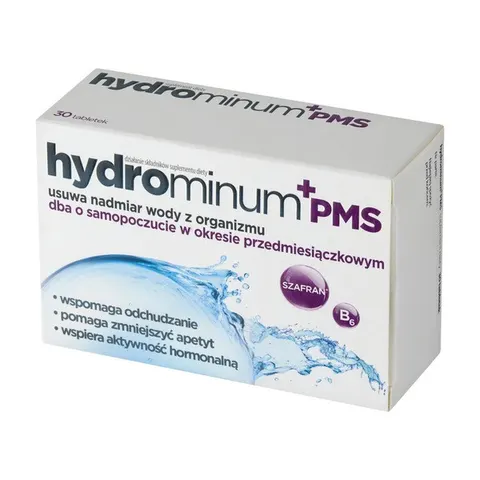HYDROMINUM + PMS, tabletki, 30 szt.