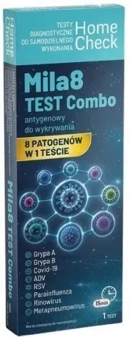 HOME CHECK Mila 8 Combo Test antygenowy 8w1, 1 szt