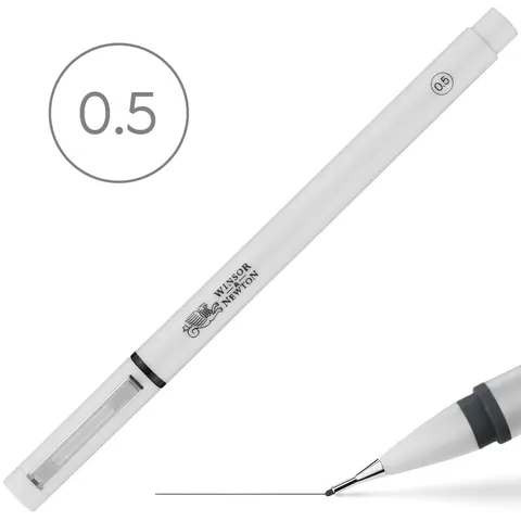 Cienkopis Fineliner Winsor & Newton czarny 0.5 mm