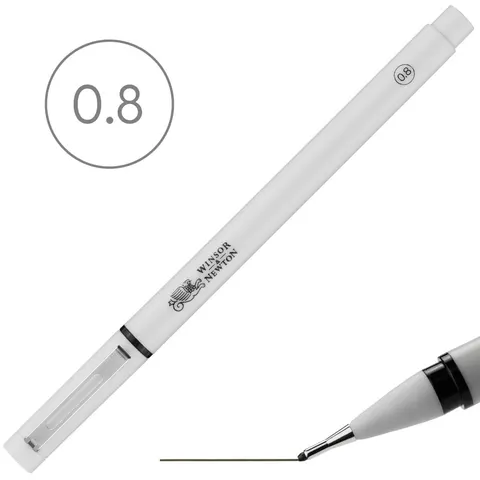 Cienkopis Fineliner Winsor & Newton czarny 0.8 mm