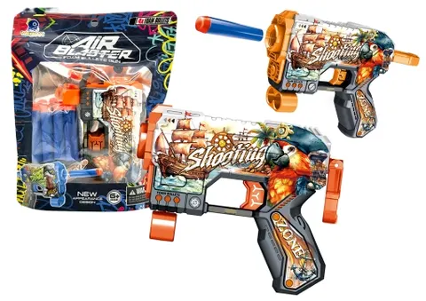 Artyk Pistolet na piankowe pociski Air Blaster – 13,5 cm, 6+