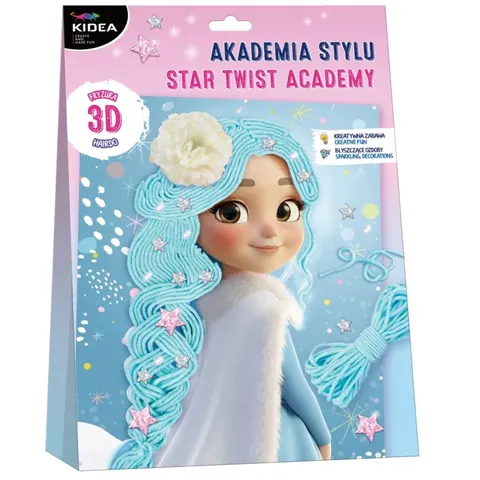 Akademia stylu Fryzura 3D - Gwiezdny Twist, Kidea