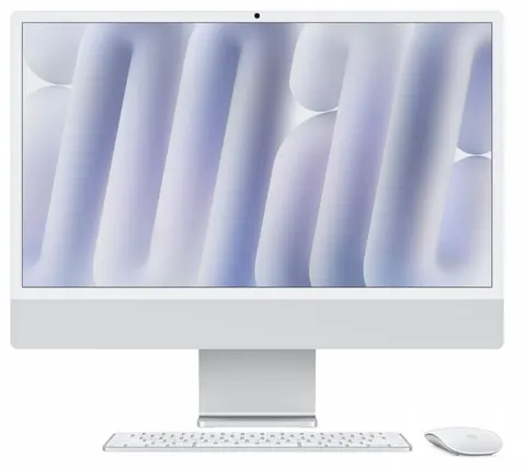 Apple iMac 24 cale: M4 10/10, 16GB, 256GB SSD - Srebrny