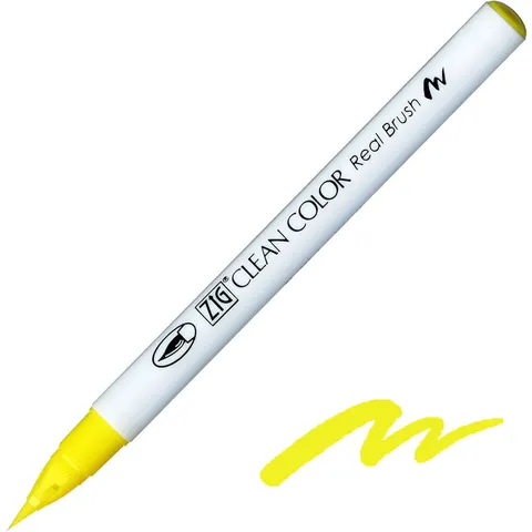 Pisak ZIG Clean Color Real Brush - 051 Lemon Yellow