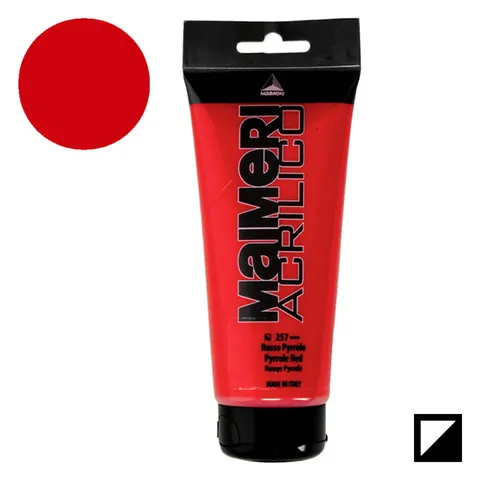 Farba akrylowa Maimeri Acrilico 200 ml - 257 Pyrolle Red