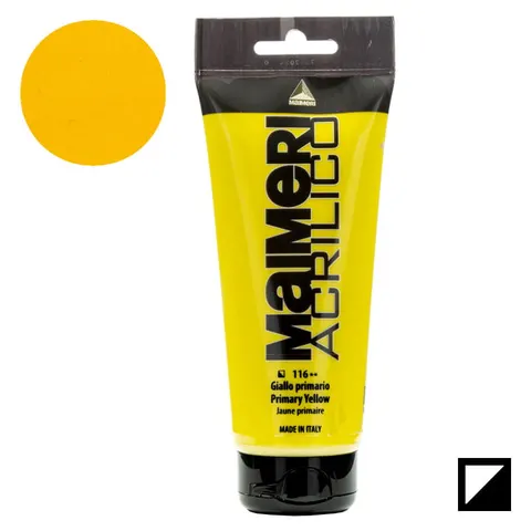 Farba akrylowa Maimeri Acrilico 200 ml - 116 Primary yellow