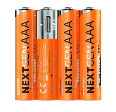 Akumulatorki XTORM NexGen AAA USB-C (4 PAK)