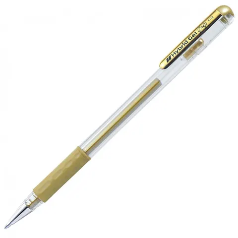 Długopis żelowy Pentel 0,8 mm K118-X złoty
