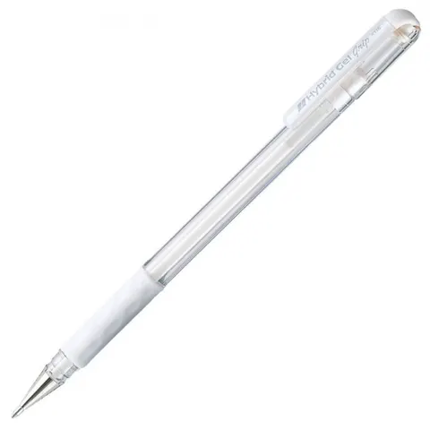 Długopis żelowy Pentel 0,8 mm K118-W biały
