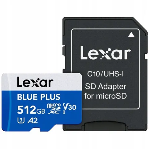 Karta pamięci Lexar microSDXC Blue Plus 512GB (R170)