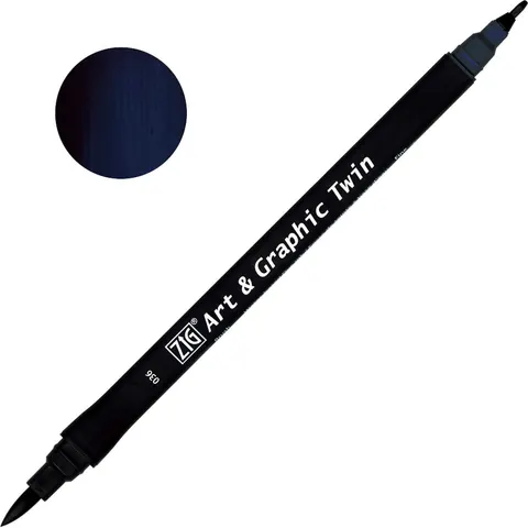 Pisak ZIG Art & Graphic Twin Kuretake - 036 Deep Blue