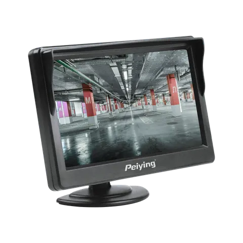 Monitor samochodowy 5 cali Peiying do kamery cofania 12V 24V