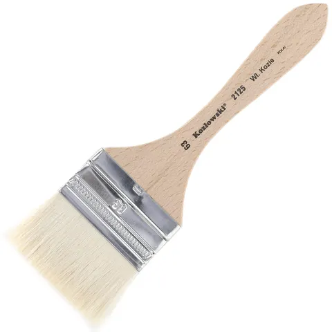 Pędzel Kozłowski Koza seria 2125 - 2,5 - 63 mm szeroki