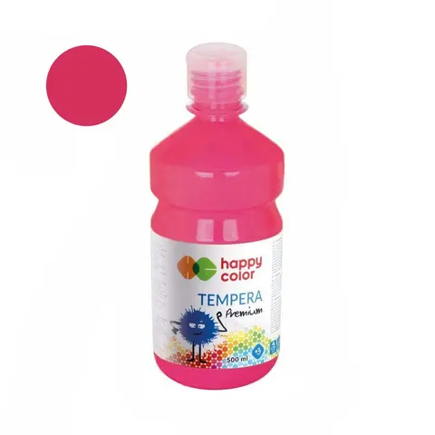 Farba tempera Premium Happy Color 500ml - 22 Magenta