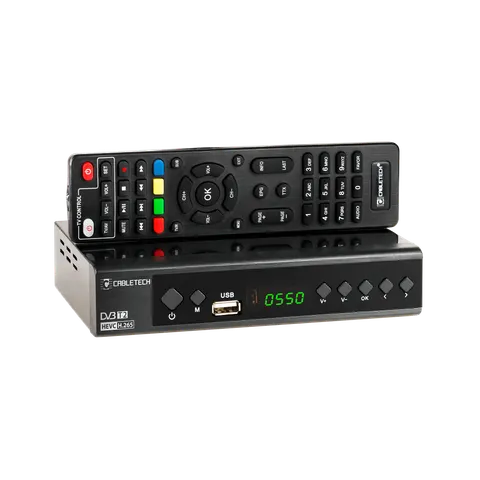 Tuner DVB-T2 H.265 HEVC Cabletech
