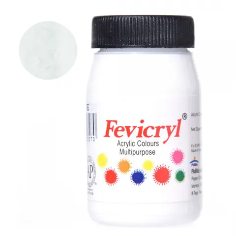 Farba do tkanin Fevicryl 50 ml - 27 White