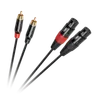 Kabel połączeniowy Cabletech XLR - 2RCA