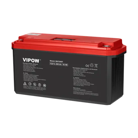 Akumulator żelowy LiFePO4 Bluetooth 200Ah BMS
