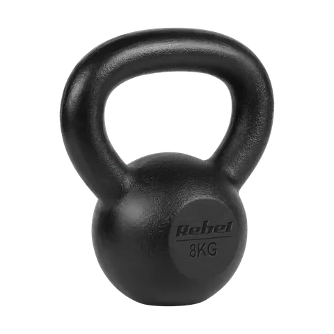 Kettlebell żeliwny 8 kg Rebel Active
