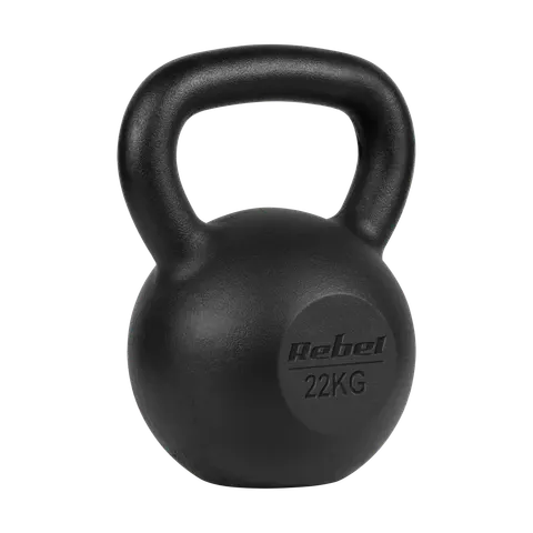 Kettlebell żeliwny 22 kg Rebel Active