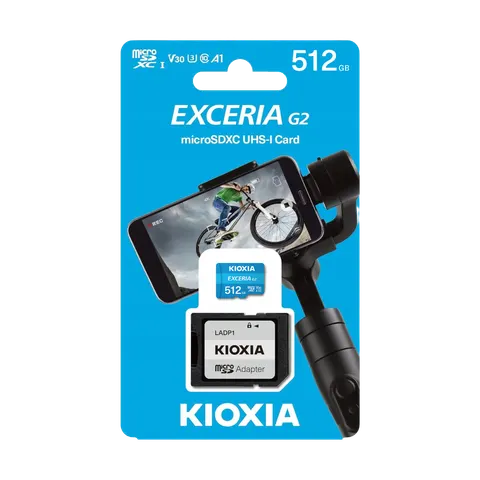 Karta pamięci microSD 512 GB UHS-I U1 Kioxia z adapterem