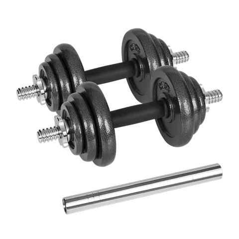 Hantle żeliwne regulowane w walizce, zestaw 20 kg Rebel Active