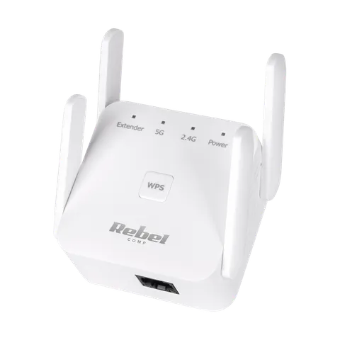 Repeater - wzmacniacz sieci bezprzewodowej 2.4+5 GHz Rebel