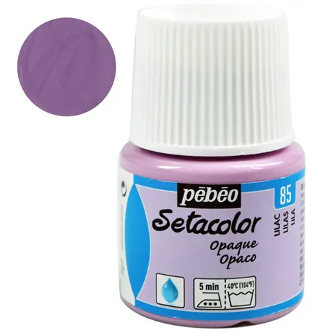 Farba do tkanin Setacolor Opaque Pebeo 45 ml - 85 Lilac