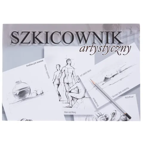 Szkicownik artystyczny Kreska - A4, 120 g, 100 ark.