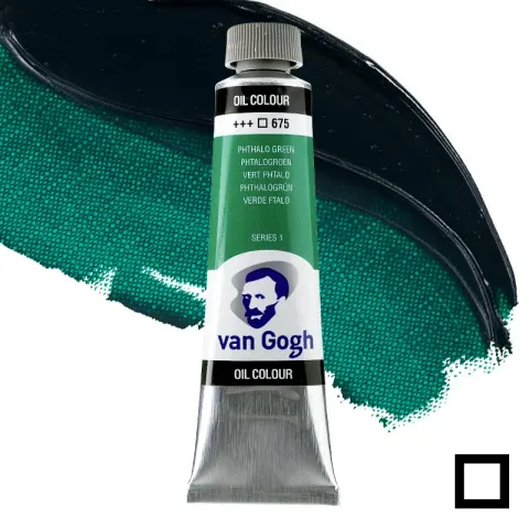 Farba olejna Van Gogh 40 ml - 675 S1 Phthalo green