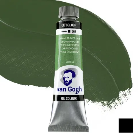 Farba olejna Van Gogh 40 ml - 668 S2 Chromium oxide green