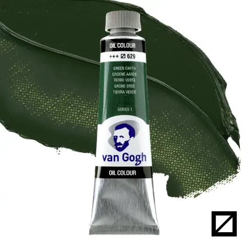 Farba olejna Van Gogh 40 ml - 629 S1 Green Earth