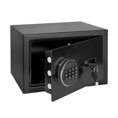 Sejf domowy elektroniczny na kod PIN i klucz Rebel RB-7002