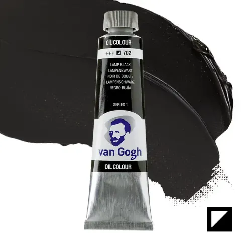 Farba olejna Van Gogh 40 ml - 702 S1 Lamp black
