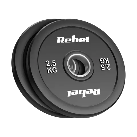 Obciążenie olimpijskie gumowane 2x 2,5 kg seria BEAST REBEL ACTIVE