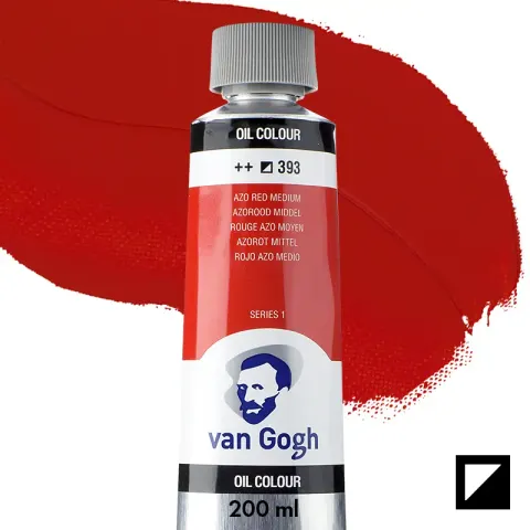 Farba olejna Van Gogh 200 ml - 393 S1 Azo red medium