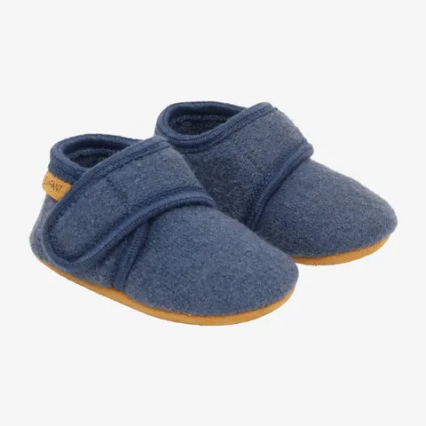 Kapcie dziecięce 100% wełny - Vintage Indigo / En Fant