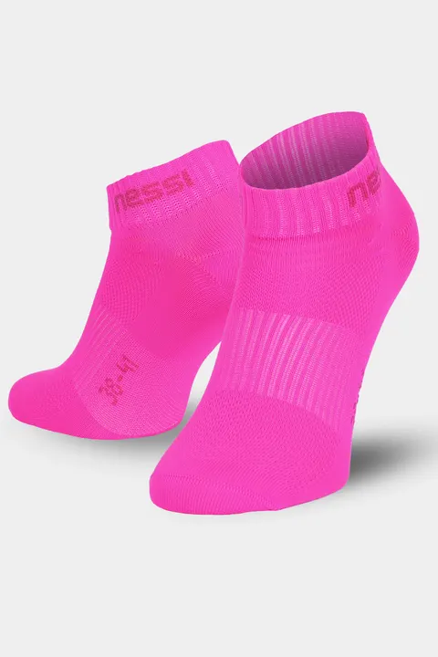 Bezszwowe stopki oddychające Road STP Pink