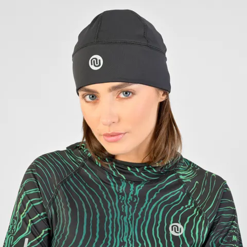 Czapka krótka ocieplana Black