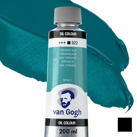 Farba olejna Van Gogh 200 ml - 522 S1 Turquoise blue