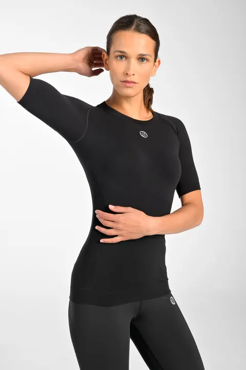 Oddychająca koszulka z krótkim rękawem Ultra Black