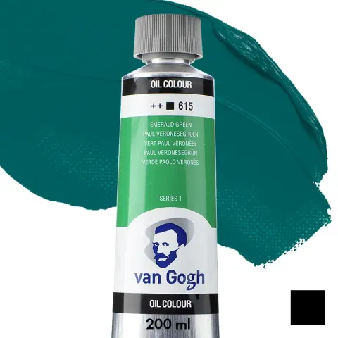 Farba olejna Van Gogh 200 ml - 615 S1 Emerald green