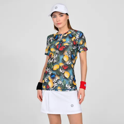 Koszulka sportowa damska Zip Limone