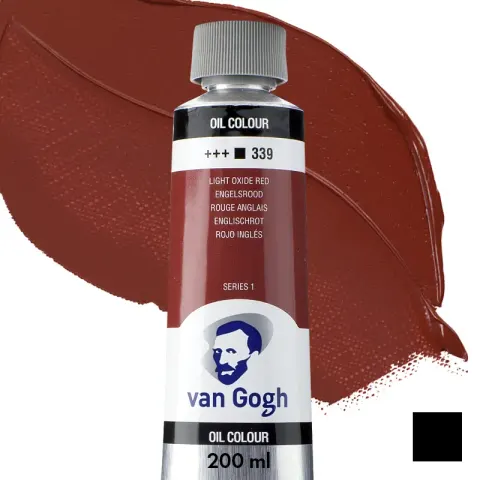 Farba olejna Van Gogh 200 ml - 339 S1 Light oxide red