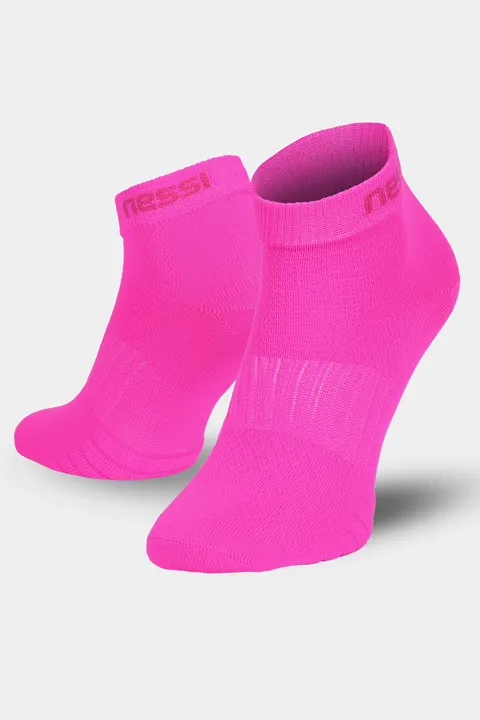 Bezszwowe skarpety oddychające do biegania RSK Neo Pink