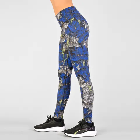 Legginsy 7/8 petite z pasem Pro Mosaic Blue Fusion