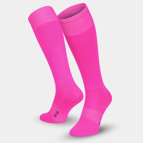 Podkolanówki do biegania Road PR Neo Pink